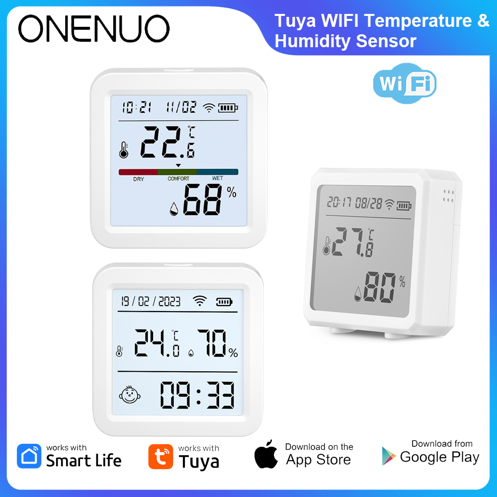 Smart Home Orvibo - ONENUO Tuya WIFI Temperature Humidity Sensor