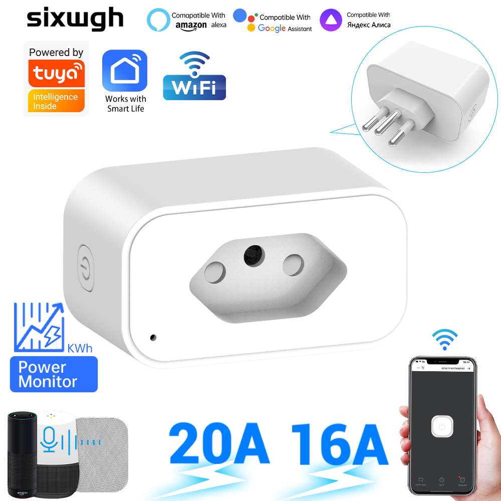 Tuya Wifi Socket - Tuya WiFi Smart Socket Brazil Plug
