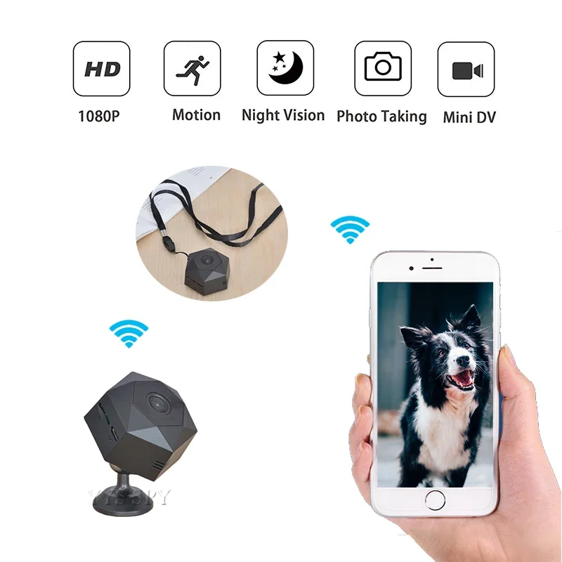 HD 1080P Small Wireless Mini W - Smart Home Kamera recension och pris