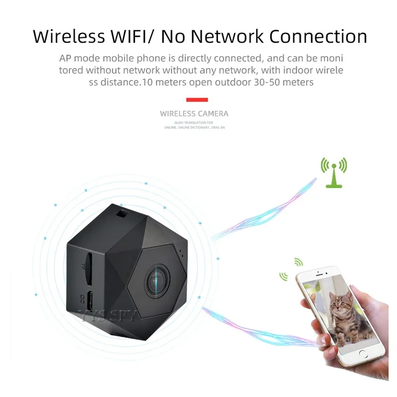 HD 1080P Small Wireless Mini W - Smart Home Kamera recension och pris