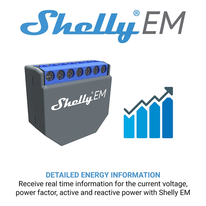 SHELLY EM Wifi Smart Life Cont - Smart Home Wifi recension och pris