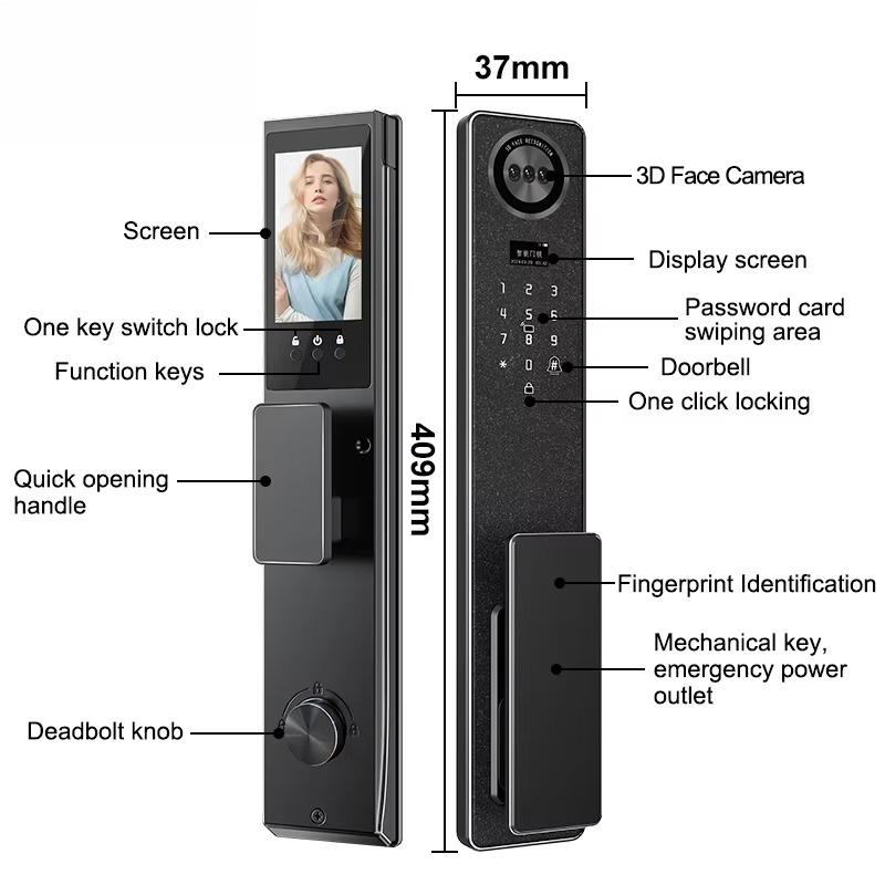 Tuya WiFi Smart Door Lock, Hom - Smart Home Wifi recension och pris