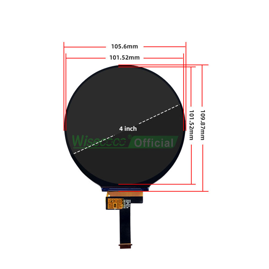 Wisecoco 4 Inch Round LCD Disp - Smart Home Raspberry Pi recension och pris