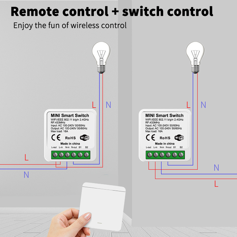Tuya WiFi Smart Light Switch S - Tuya Wifi Socket recension och pris
