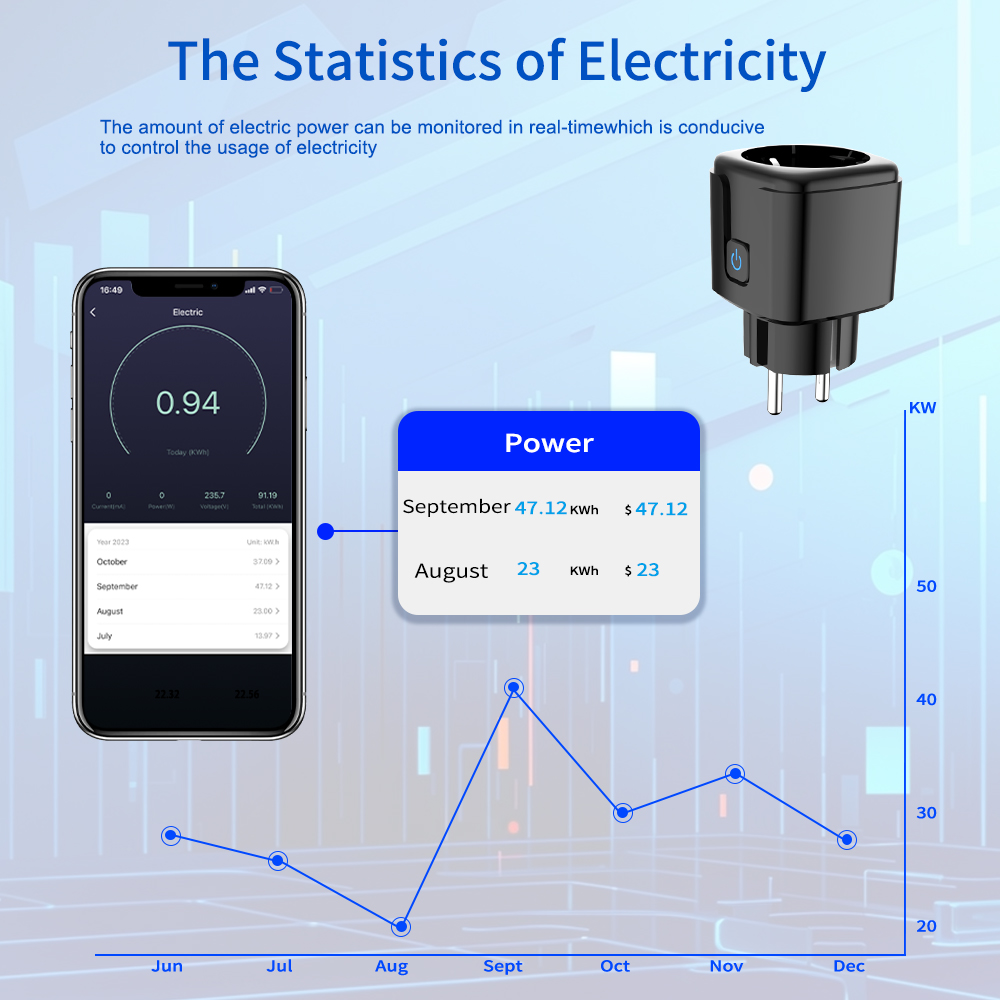 Tuya Smart Socket WiFi Remote  - Tuya Wifi Socket recension och pris