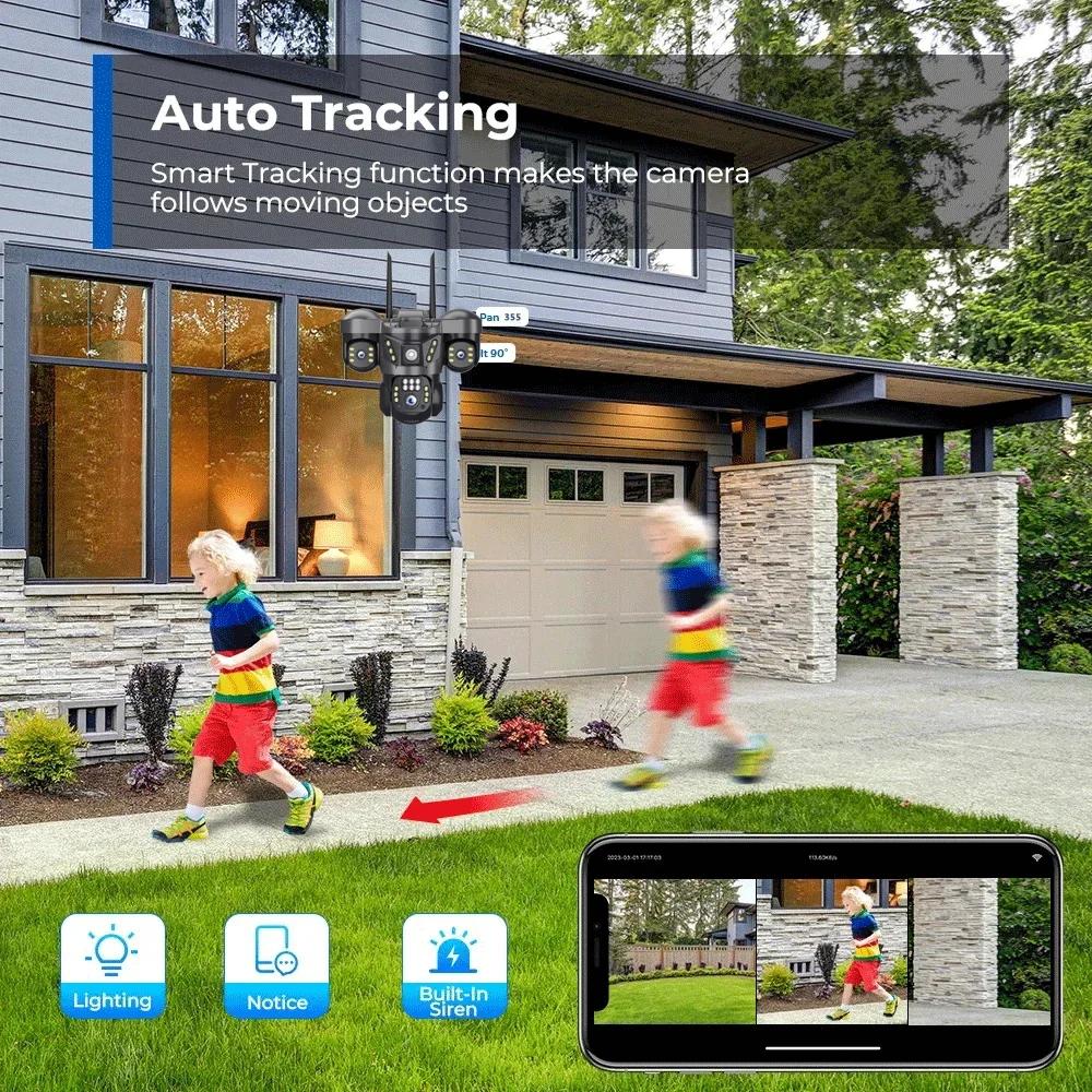 15MP 8K WIFI IP Camera Three S - Smart Home Kamera recension och pris