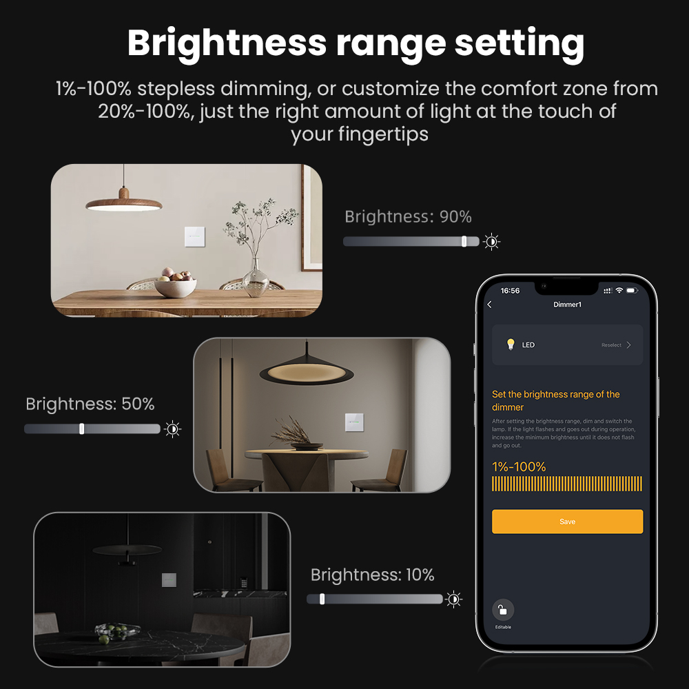 AVATTO WiFi 1/2 Gang Smart Dim - Tuya Wifi Socket recension och pris