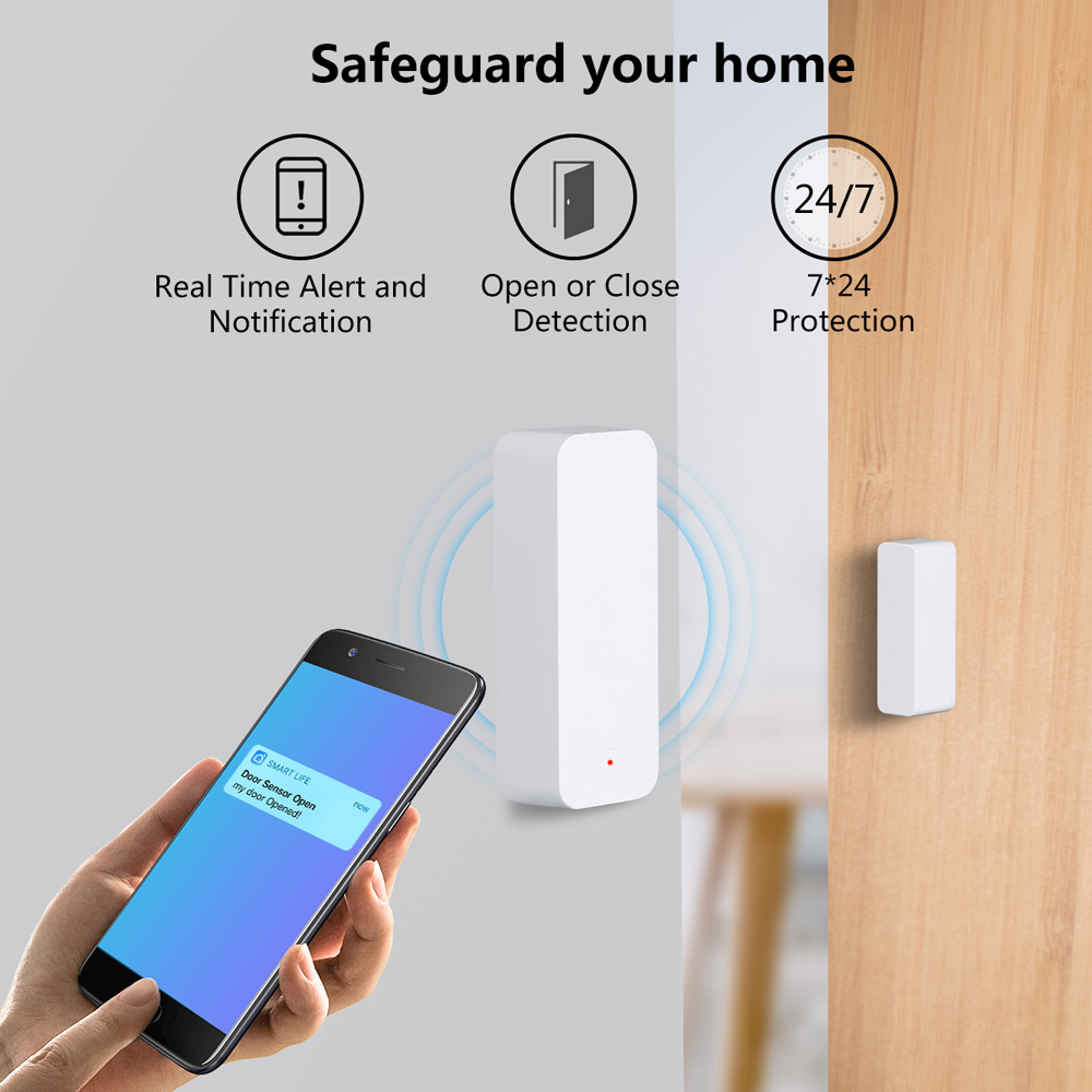 Tuya WiFi Zigbee Door Window S - Smart Home Remote recension och pris