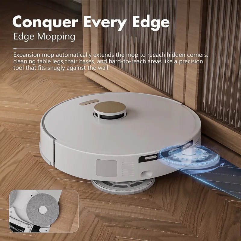 Robotic Vacuum Cleaner, Wet Dr - Smart Home Remote recension och pris