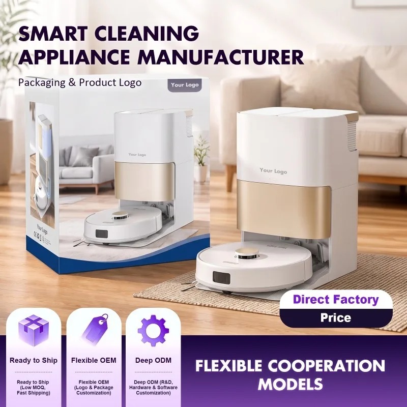 Robotic Vacuum Cleaner, Wet Dr - Smart Home Remote recension och pris