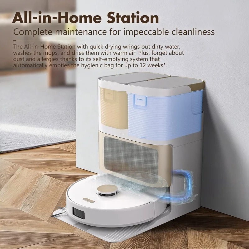 Robotic Vacuum Cleaner, Wet Dr - Smart Home Remote recension och pris