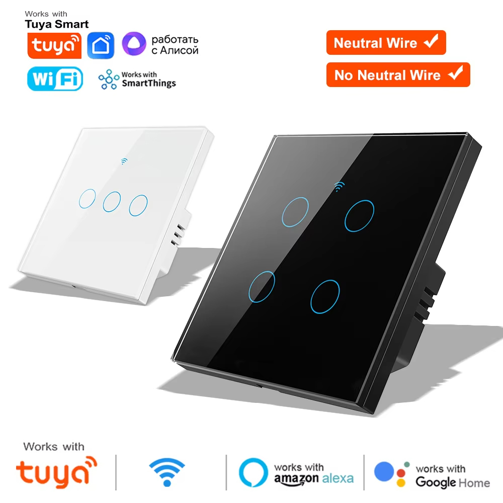 1 2 3 4 Gang WiFi RF 433mhz To - Tuya Wifi Socket recension och pris