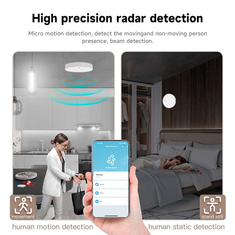 Tuya Zigbee 3.0 24GHz MmWave H - Pir Motion Sensor recension och pris