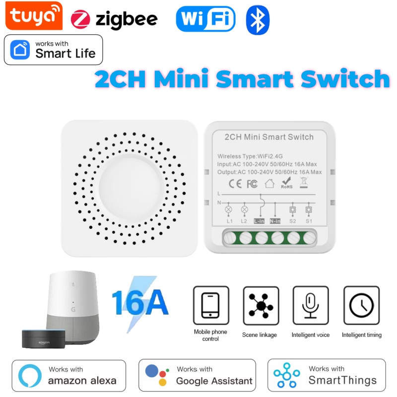 Tuya Mini Smart Switch WiFi 1- - Tuya Wifi Socket recension och pris