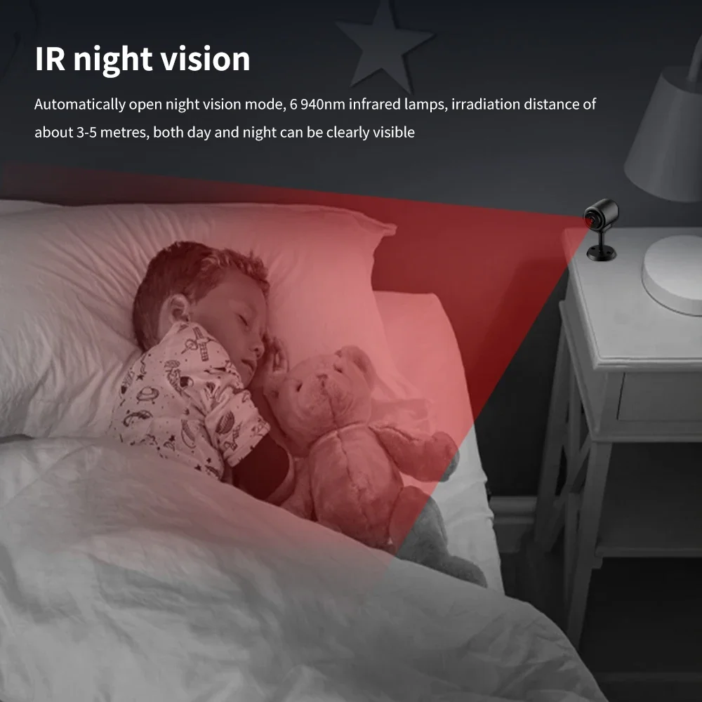 Mini Wifi Camera IP Cam Outdoo - Smart Home Kamera recension och pris