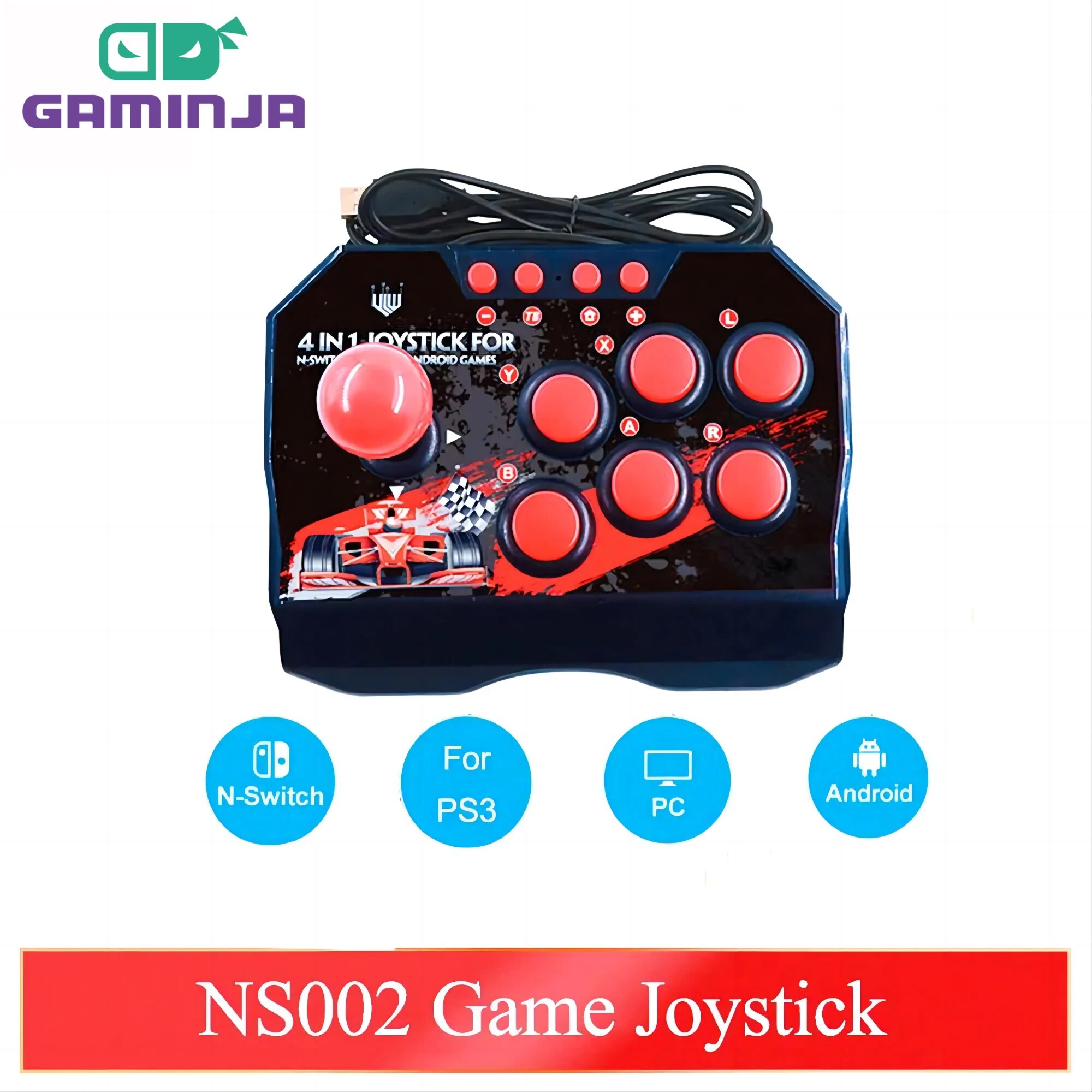 GAMINJA NS002 4 In 1 Retro Arc - Smart Home Raspberry Pi recension och pris