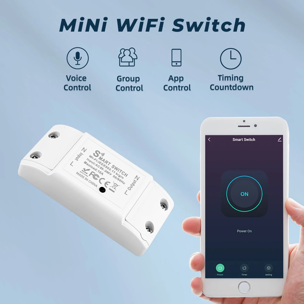 WiFi Switch DIY MINI Smart Hom - Tuya Wifi Socket recension och pris