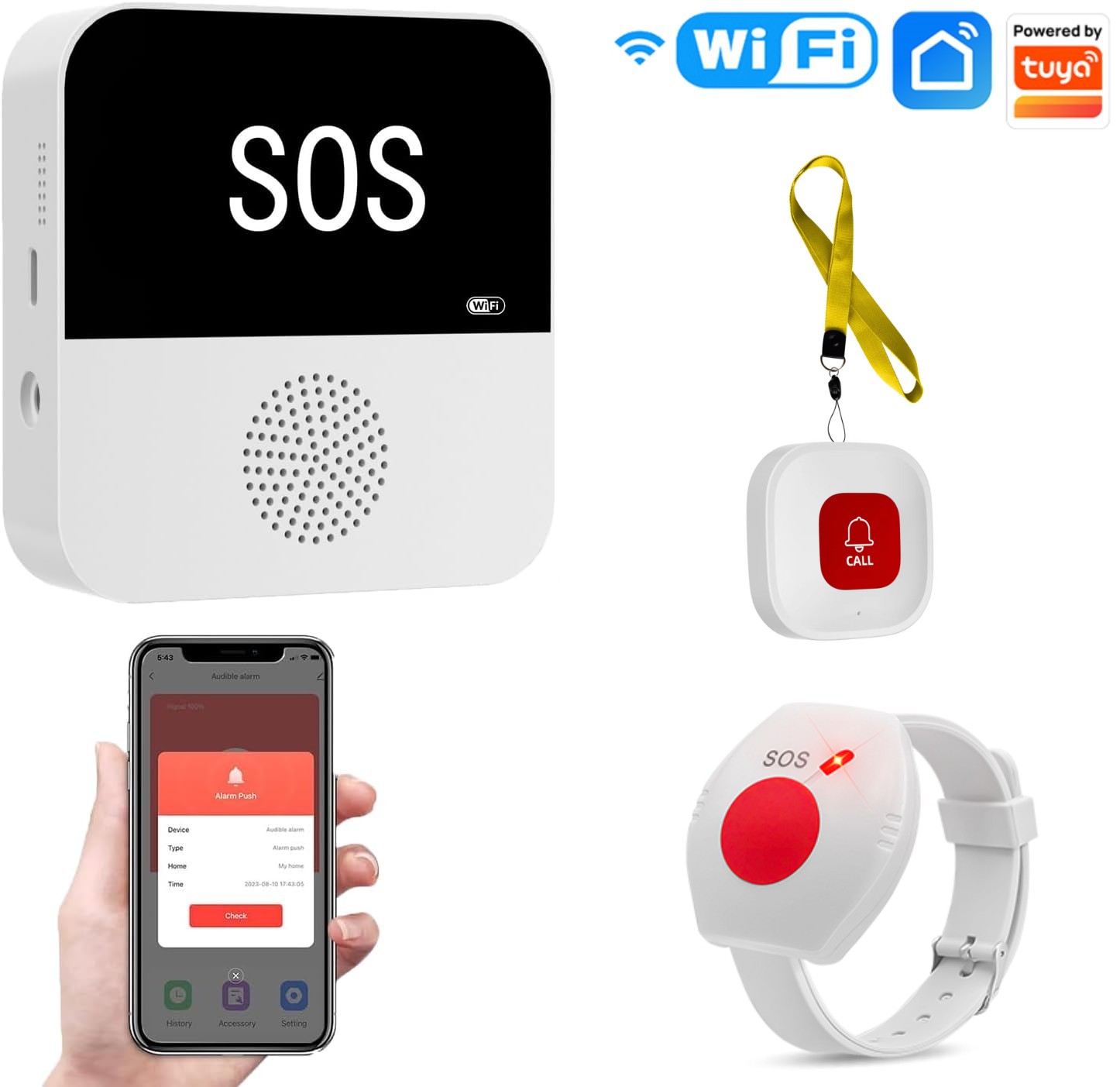 Wireless WiFi Elderly Caregive - Tuya Wifi Socket recension och pris