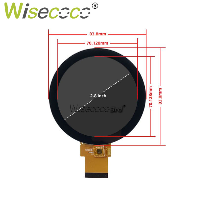 Wisecoco 3 Inch Round touchscr - Smart Home Raspberry Pi recension och pris