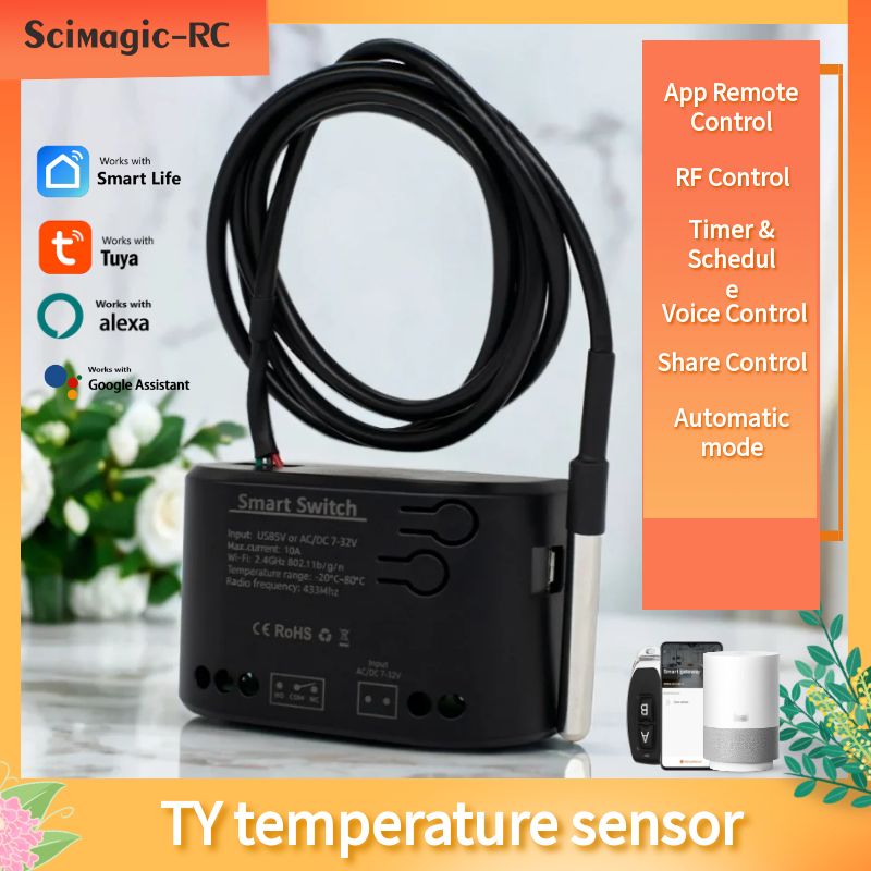 Tuya WiFi Smart Temperature Se - Tuya Wifi Socket recension och pris